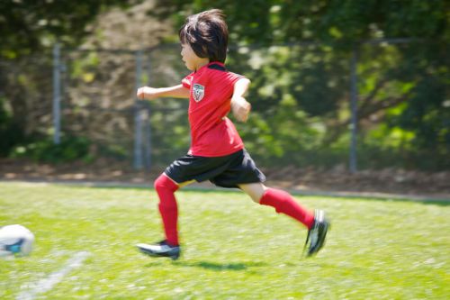 子供たちには大人気のサッカー