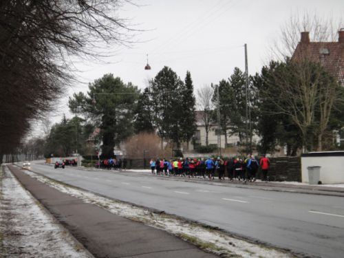 連続して３集団が走っていますが、実際は10集団以上走っています。