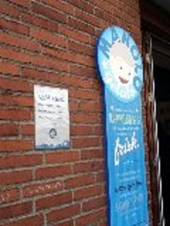 無料アイスの案内表