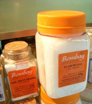 「ボンベイ」というブランドのブラジル産の高級塩「フロール・ド・サル」