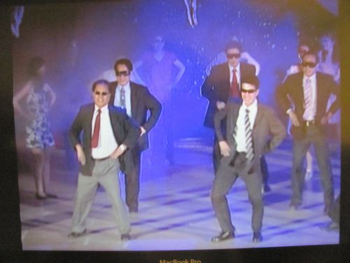 VTRの後は、ステージで「附中Style」　＊学校からいただいた卒業式のDVD映像より