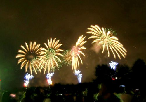 ８月１３日、十勝毎日新聞社が主催の花火大会にて撮影