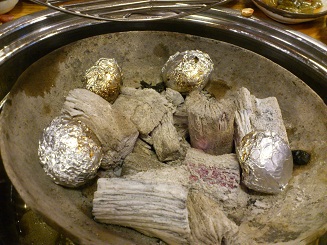 余分な脂が抜けているので炭もきれいなままです