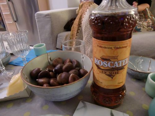 栗とムスカテル酒