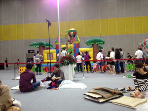 子供の遊び場もあります　お父さんの逃げ場にもなっている？