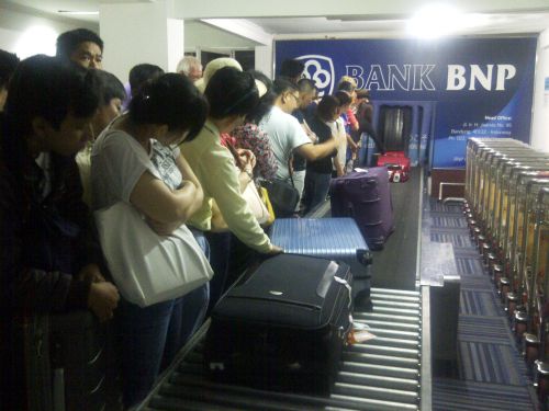 荷物のピックアップはこんな感じです