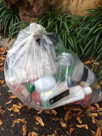 プラスチック類の分別。ペットボトルが交じっていても問題ないようです