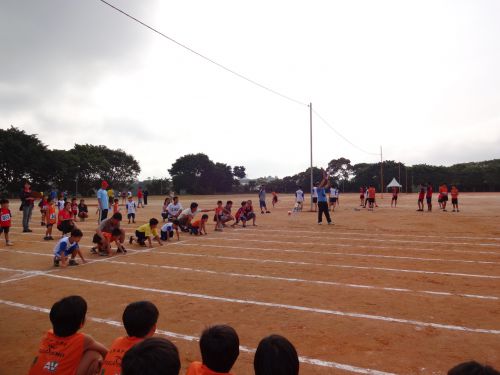 モジダスクルーゼス市内で近郊の日系コミュニティーの青少年が参加した陸上競技会