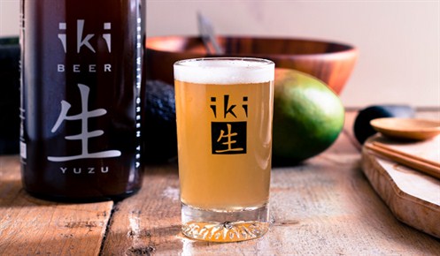 琥珀色が美しい、『生き』ビール