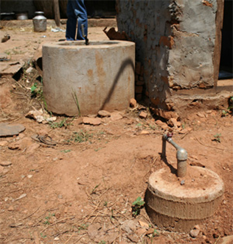 発生したガスは貯蔵されます。