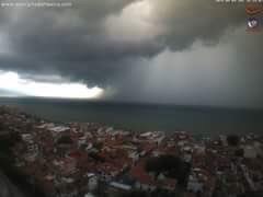 SNSで警報とともに表示されていた定点カメラの映像