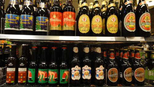 ラベルも可愛らしいクリスマスビール