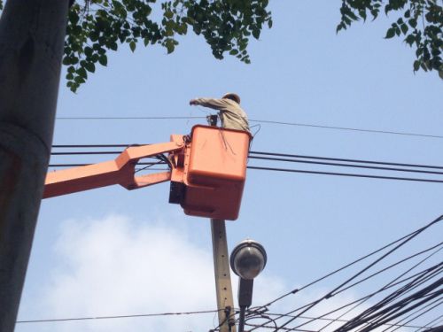 電気工事が盛んな今日この頃