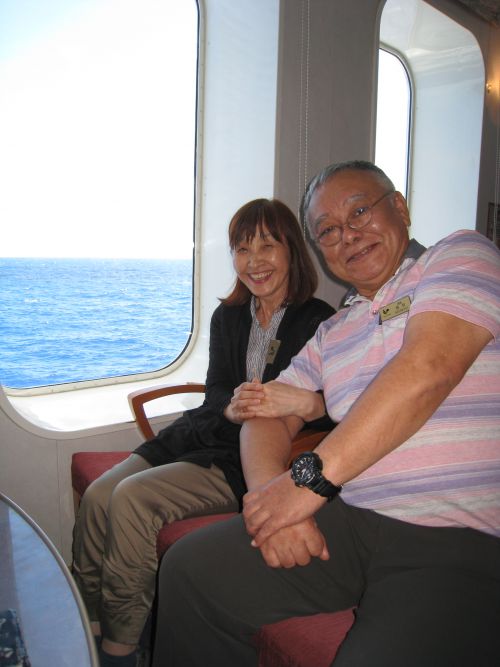 船上で出会った西村さん夫妻