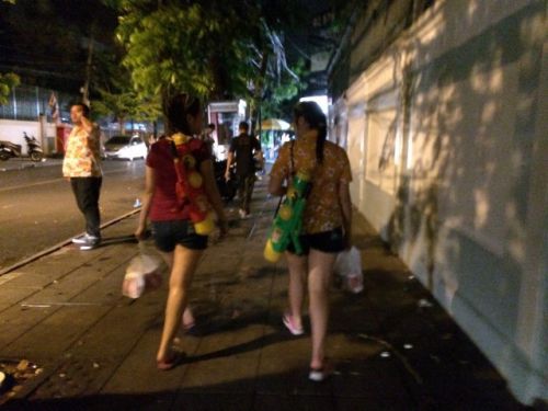 祭りを終えた女戦士？お疲れ様でした