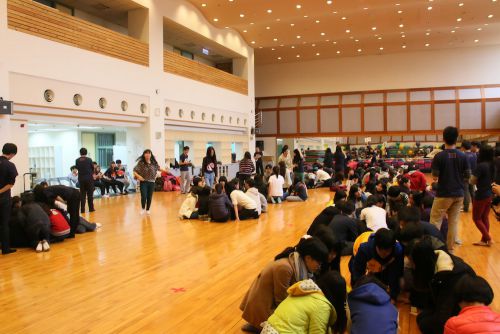 四日目に行なわれたゲームの様子