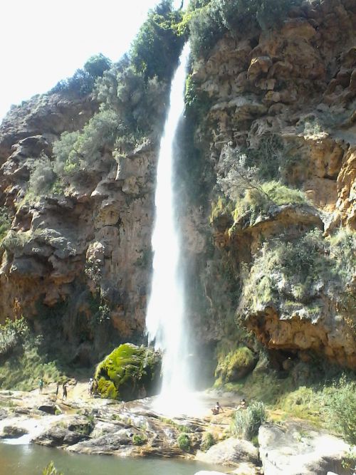 30メートルを超える滝el Salto de la Novia