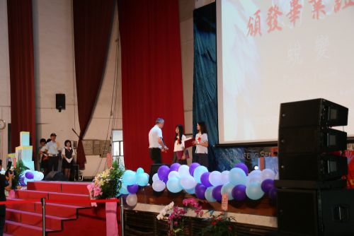 卒業証書授与の様子