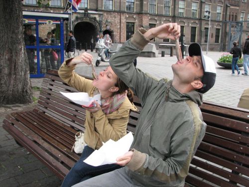 ローカル風に食べるとこんなかんじです！