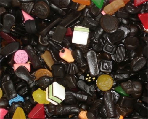 スイーツなのに、色が黒い・・・。