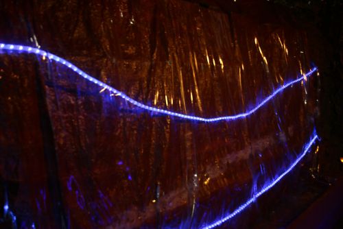 水が流れる仕掛けも