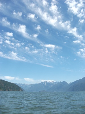 週末は湖へ。水遊びが楽しい季節ではありますが、いつまでこの状況が続くのか心配です。