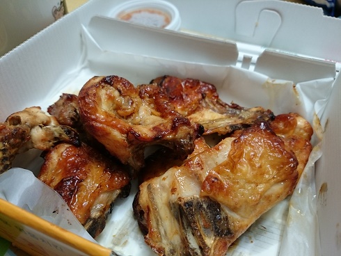 交換してもらった新しい鶏のオーブン焼き