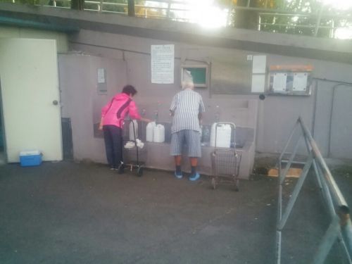 プサン市内とあるアパートの飲料用地下水採取場