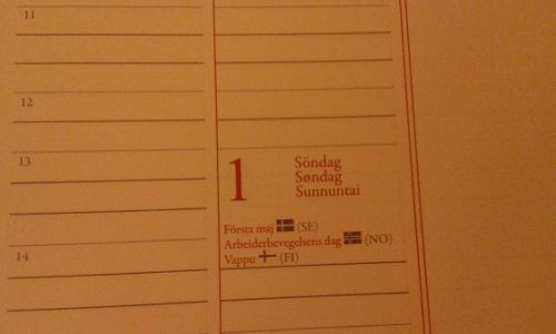 日曜日と重なるメーデー