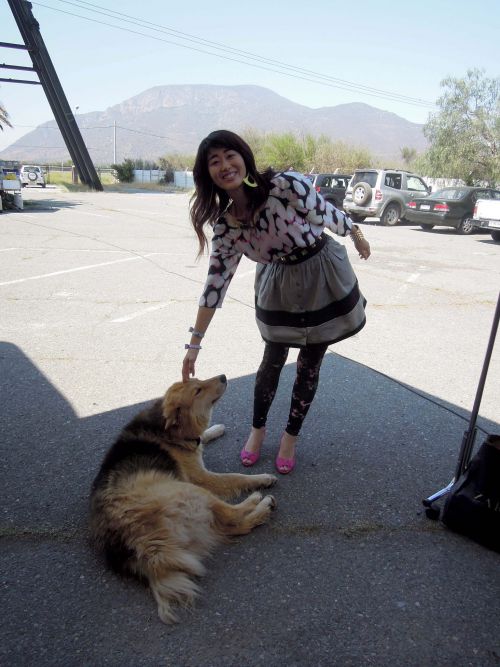 気分はモデルで挑戦した初仕事。