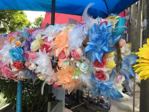 花かんむり、いったいどうするのでしょう？