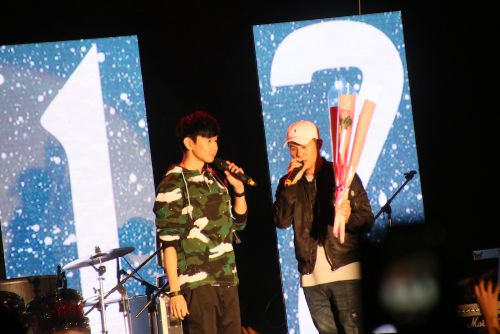 ステージでのMC時