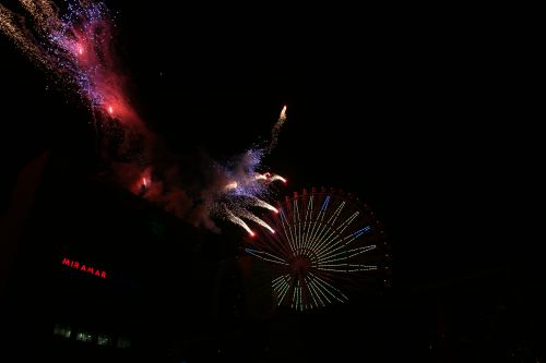 花火がスタート