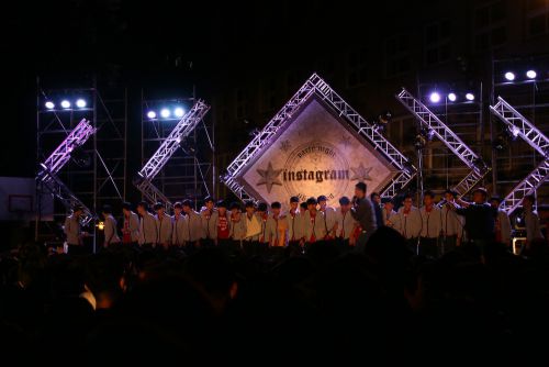 最後は生徒代表があいさつし、一礼