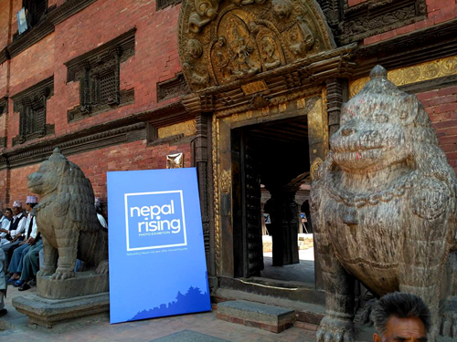 パタンミュージアム 写真展への入り口