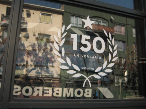 1863年に発足したチリの消防組合