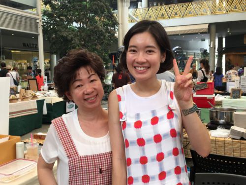 このお二人が作ってくれました　ピース！