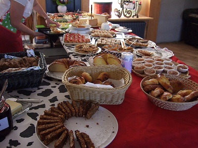 どれから食べようかな……。お店の人がどういう素材の何を使っているか説明もしてくれました。