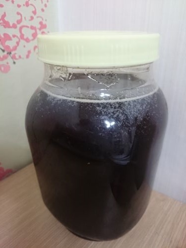 栗と桔梗の混ざった蜂蜜