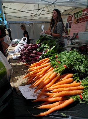 元気そうな野菜が並んでいます