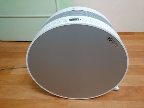 問題のフィルターを使用していた空気清浄機