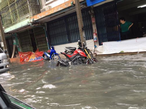 水がチャプチャプと音をたてています