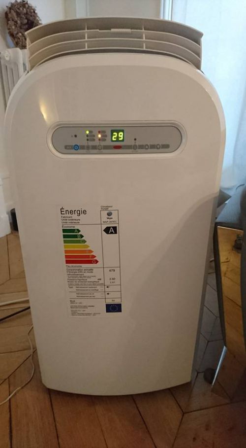 エアコンのかわりに冷風機が大活躍