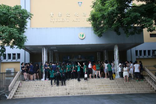 卒業式当日の様子