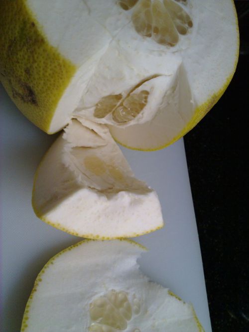 ジュースもいいけど、果皮の砂糖漬けもね