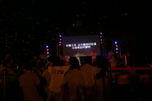 卒業歌のライブ