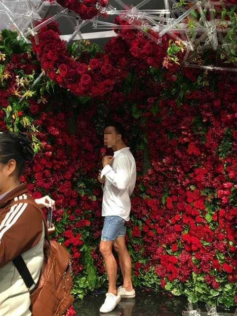 撮影スポットも設けられています(画像修正有)