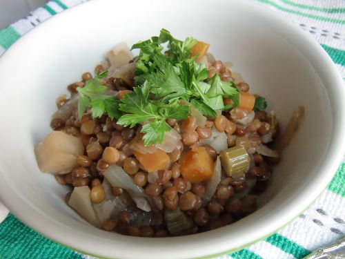 レンズ豆の煮込み料理