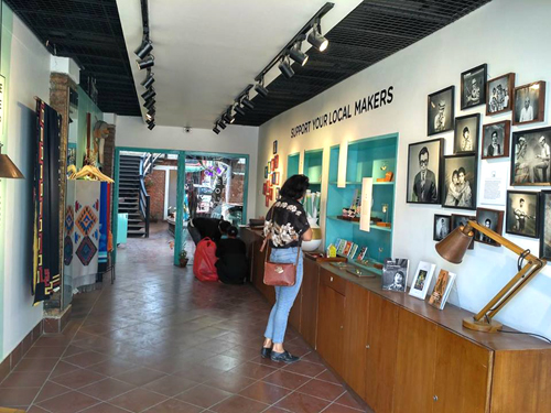 ギャラリーのようにディスプレイされています。