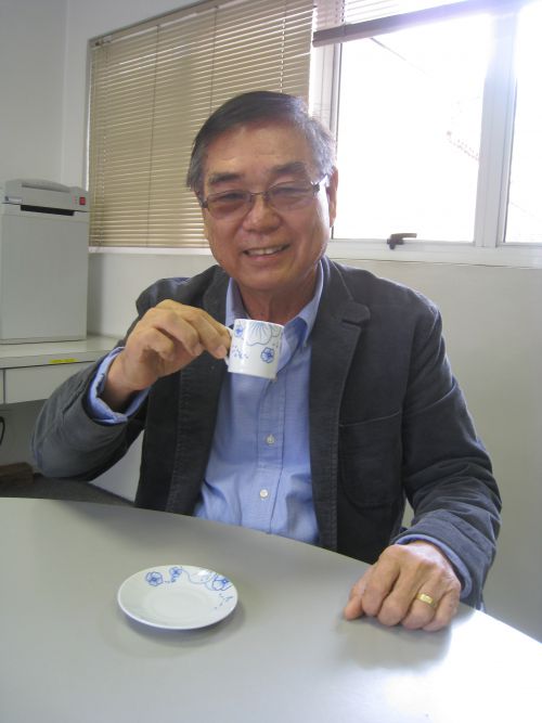 インタビューに答える山田さん